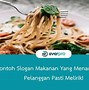 Slogan Produk Makanan Menarik Dan Menarik